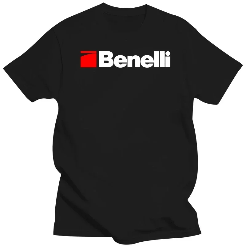 Benelli Armi SpA Rifle Firearms Shotgun Pistol Revolver Print 100% Cotton T-Shirt Trend Hit Spring/Summer 2024