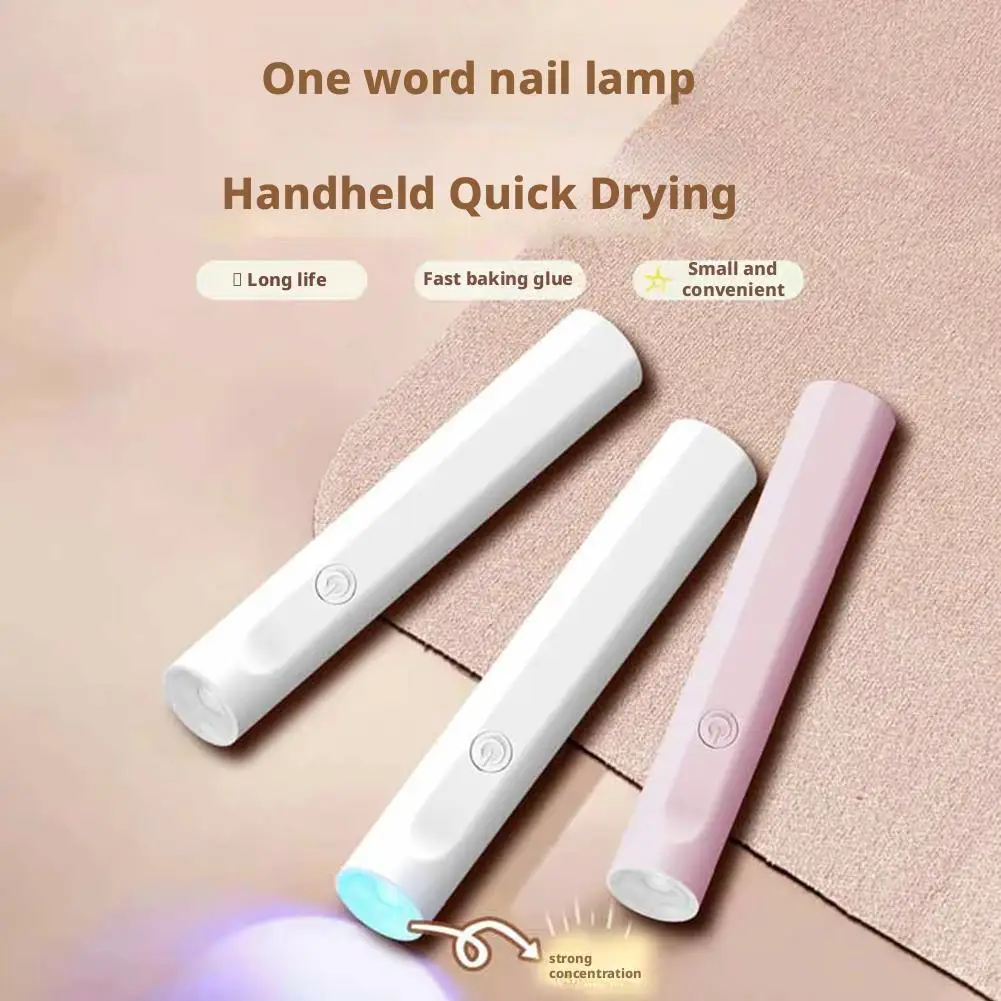 Practical Mini Nail Dryer UV Led Lamp for Fast Gel Nail Drying Professional Handheld Manicure Light Machine Nail Art Tools