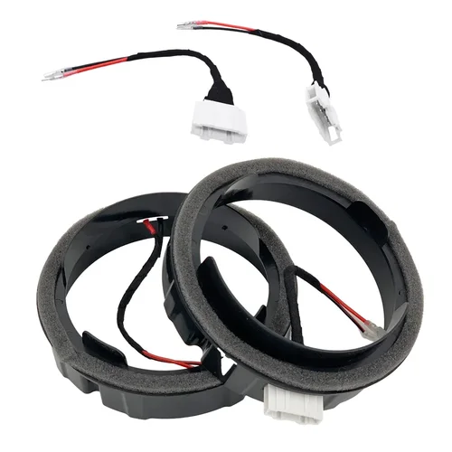 Imagen 2 del producto 1 par para Volkswagen Magotan Sagitar Tiguan Skoda Octavia adaptador de altavoz de coche montaje de Audio 6,5 pulgadas especial con enchufe sin pérdidas