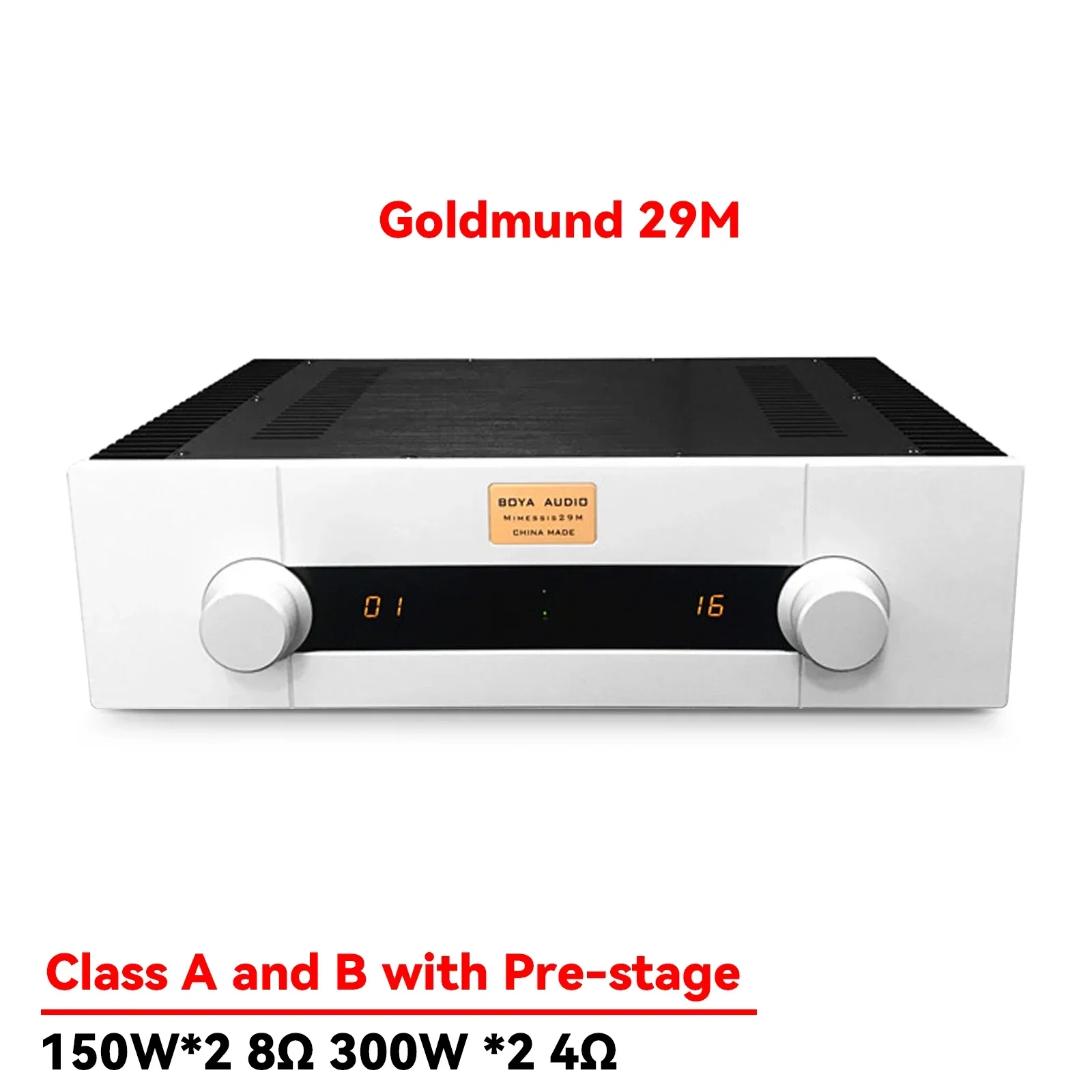 SUQIYA Reference Goldmund 29m Amplifier 150W*2 Class A and B HiFi High-end Home Audio Power Amplifier with Remote Control