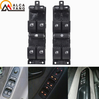 Window Master Switch Button Console For Volkswagen Golf Jetta Bora Passat B5 Seat Leon Toledo MK4 Skoda Octavia MK1 Fabia Toledo