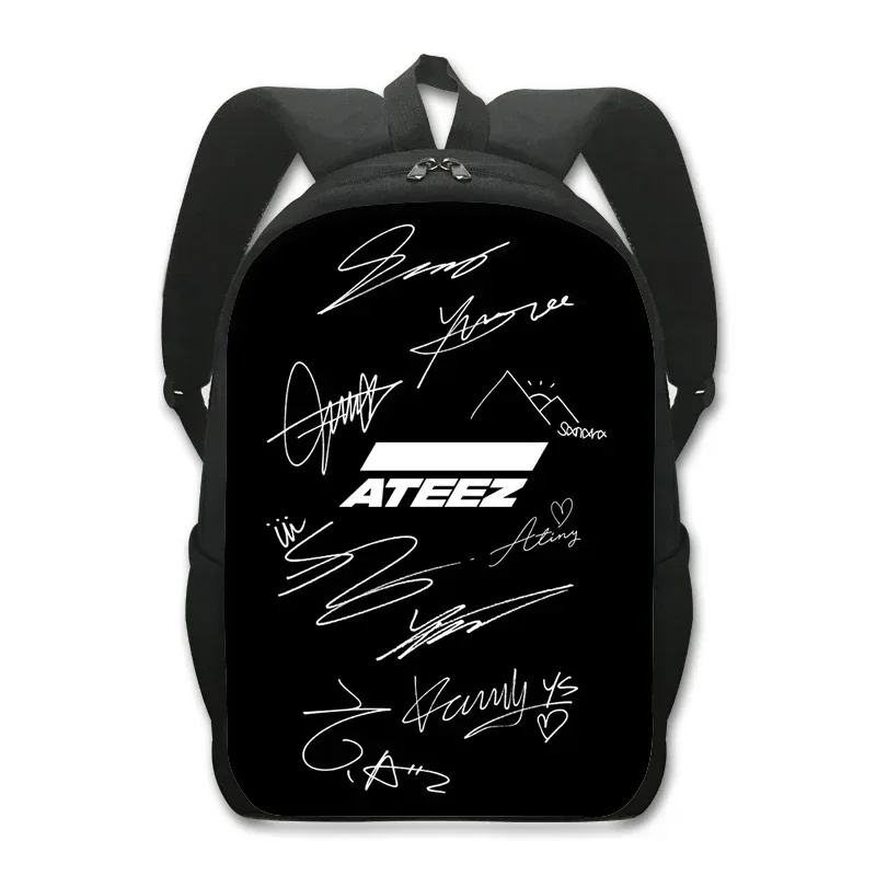 

ATEEZ Korean Kpop Backpack Fellowship Break The Wall Rucksack Children School Bags for Teenager Harajuku Laptop School Backpacks