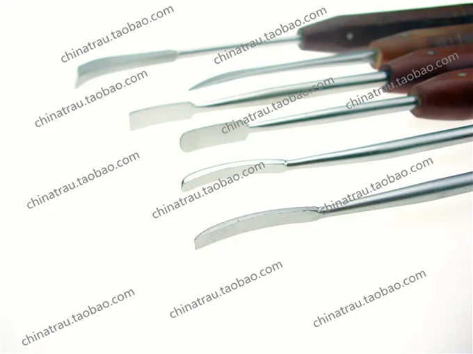 medical orthopedic instrument Periosteal elevator periosteum detacher Periosteal denudation Smooth flat round head Animal VET AO