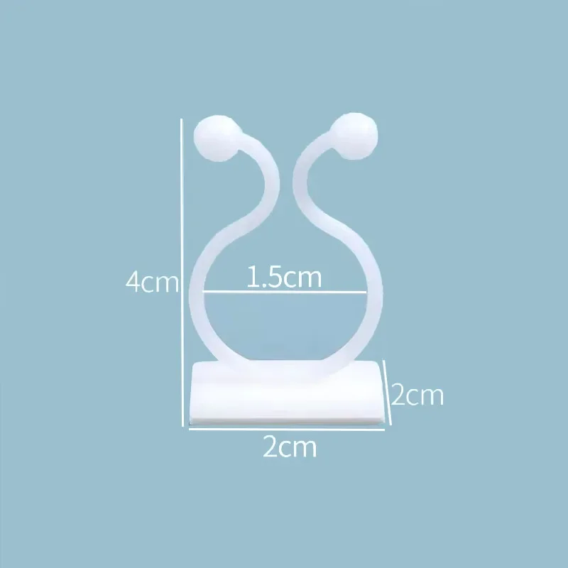 Plant Climbing Wall Self-Adhesive Fixed Buckle Hook Fastener Tied Fixture Vine Buckle Hook Garden Plant Wall Climbing Vine Clips