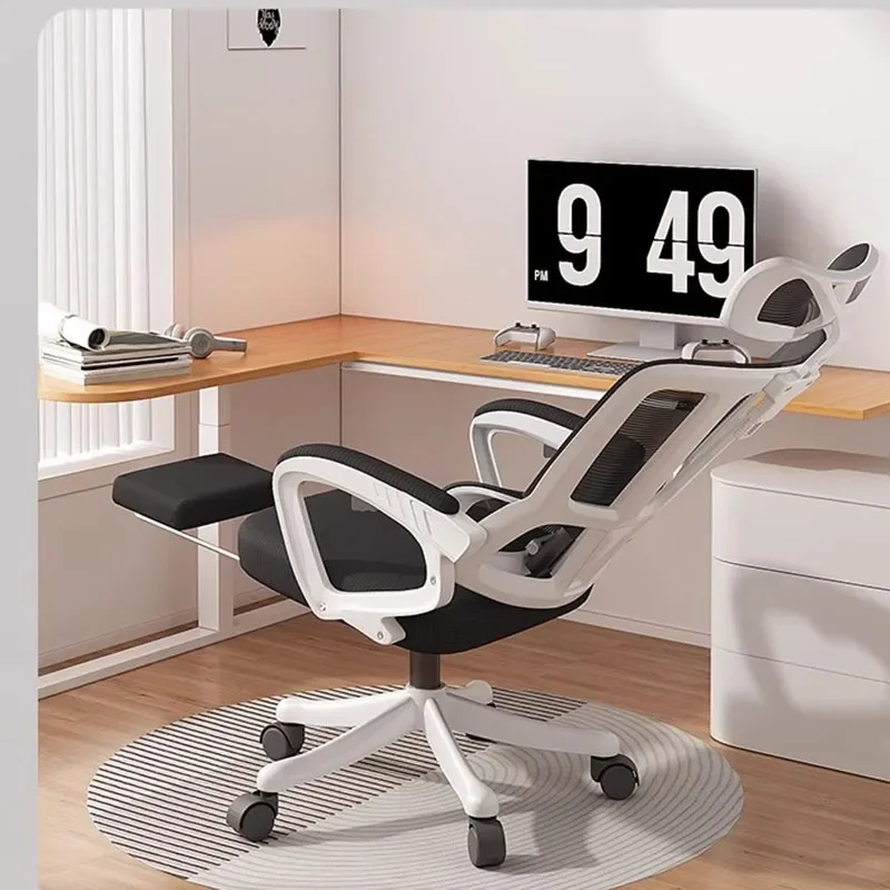 

Ergonomic Modern Office Chair Throne Makeup Vanity Office Chair Swivel Chaise Gaming Silla Oficina Bedroom Rome Furniture