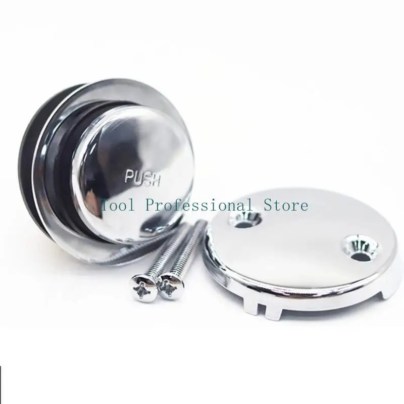 57QF حوض الاستحمام حوض استنزاف تحويل أطقم حوض الاستحمام استنزاف السدادات قابس التصريف مع فتحتين يفيض فاسبلاتيس لحوض قائم بذاته