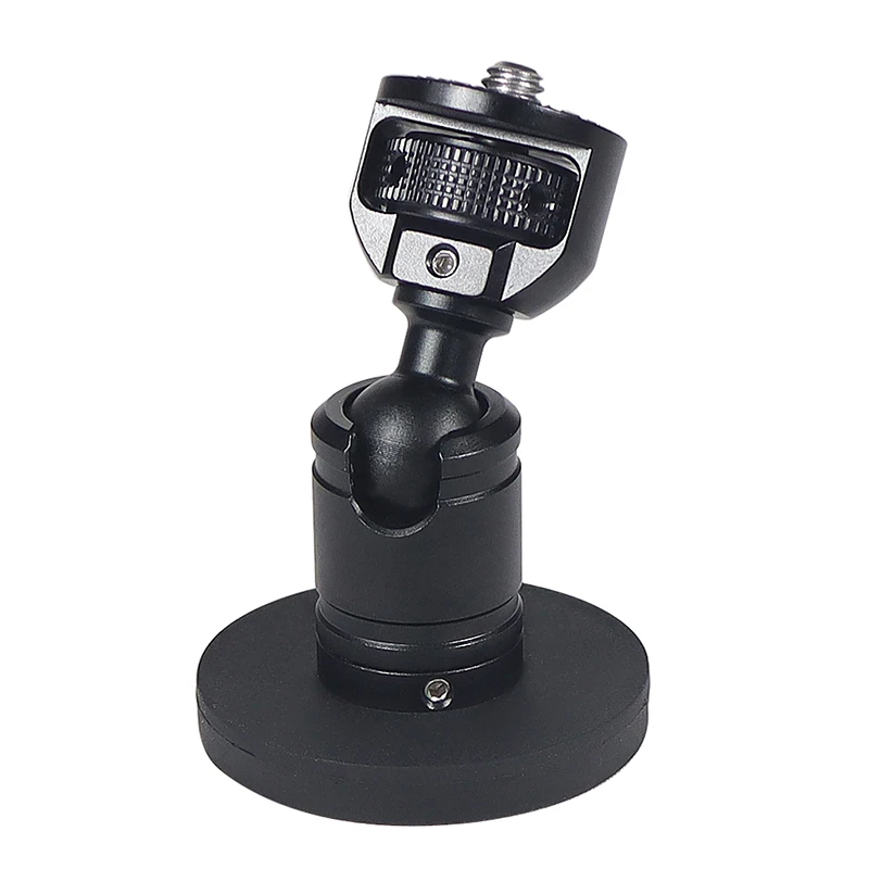 360 قطب الكرة رئيس محول سنادات بالسيارة شفط كأس الهاتف المحمول دعامة حامل ميكروفون حامل مصباح ل Gopro Insta360 OSMO Action