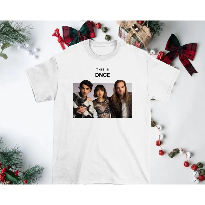 Vtg DNCE Band wHITE Cotton FUll Size To 4XL T Shirt Adults NI382