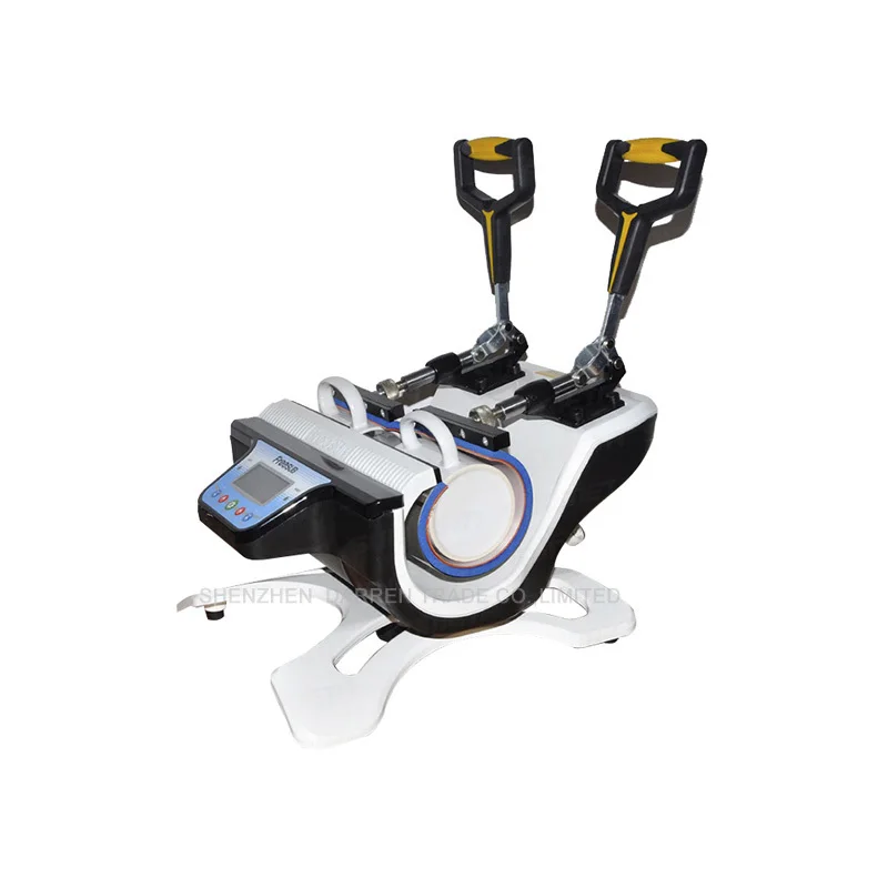 110 V/220 V Mok Warmte Persmachine Mini Dubbele Station Mok Persmachine Mok Sublimatie Overdracht Machine ST-210