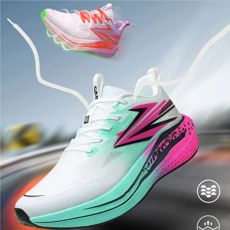 

Couples breathable racing running shoes four seasons outdoor casual sneakers men women's fashion lightweight speed sports shoes