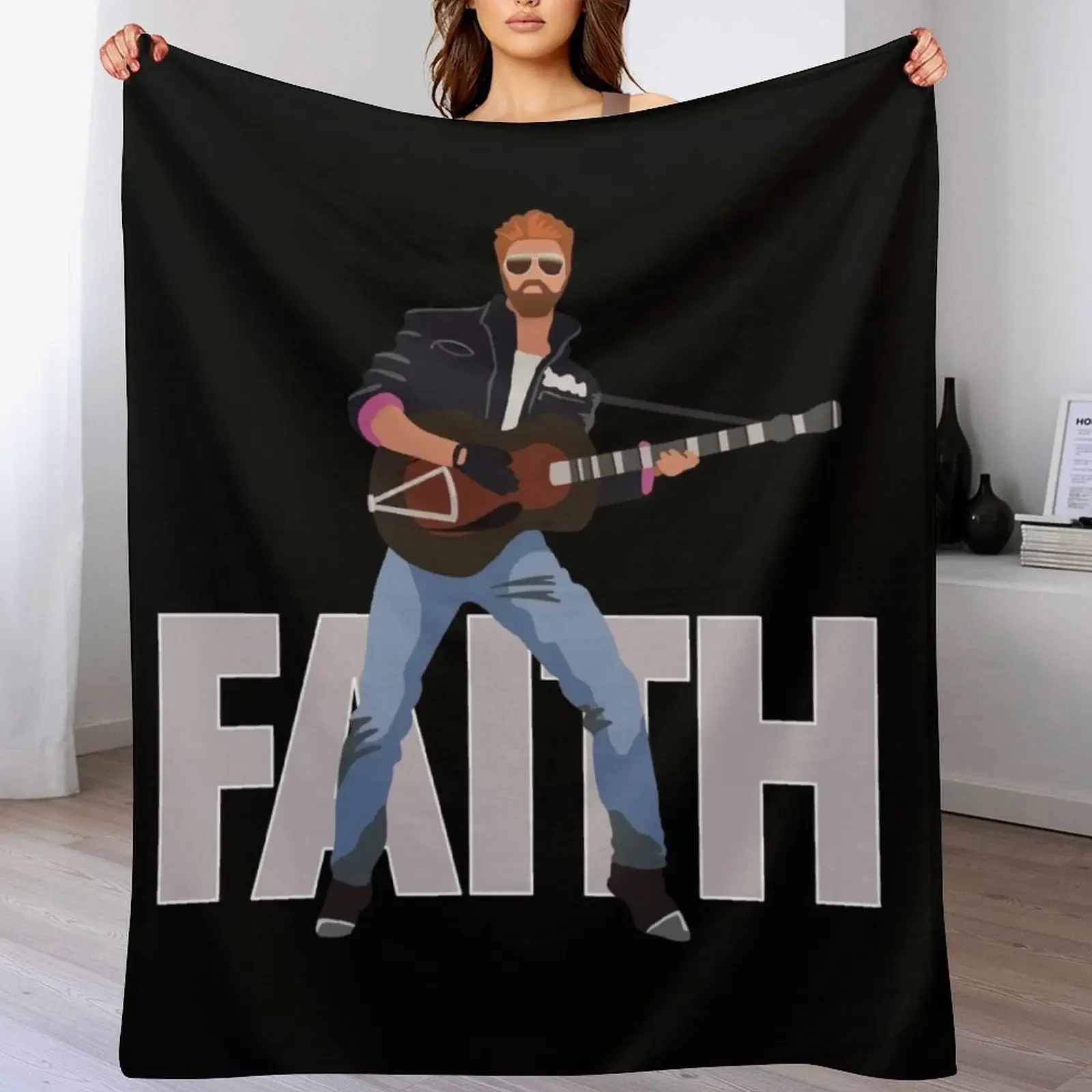 George - Faith Throw Blanket Versatile Cozy Throw Blanket for All Occasions