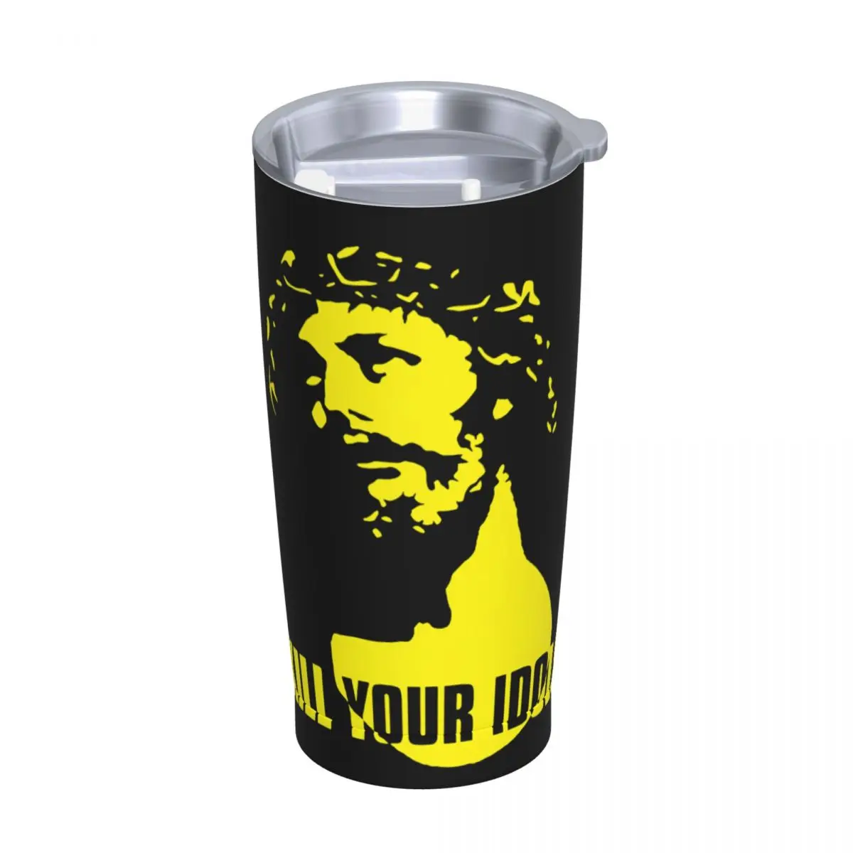 Jesus Kill Your Idol Coffee Cup Thermos Bottle Stainless Steel Double-layer Insulation Cold And Hot Travel Mug Vacuum Flask 20oz