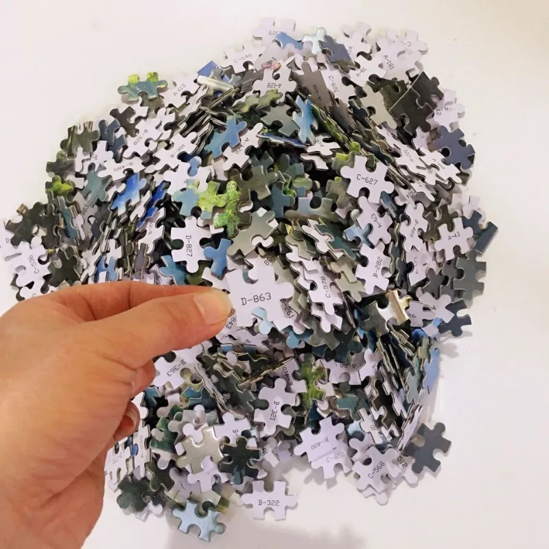 70*50cm Paper Jigsaw Puzzle 1000 Pieces Nine Masterpieces Box Large Cartoon High Difficulty Adult Stress Relief Educational Toys