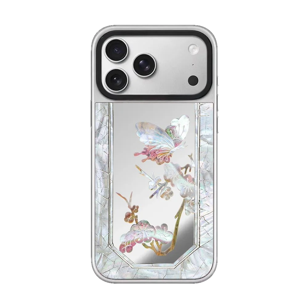 6032712 Acrylic / Mirror Magnetic Case: Compatible with IPhone 17 16 15 14 13 12 Pro Max 17 Air