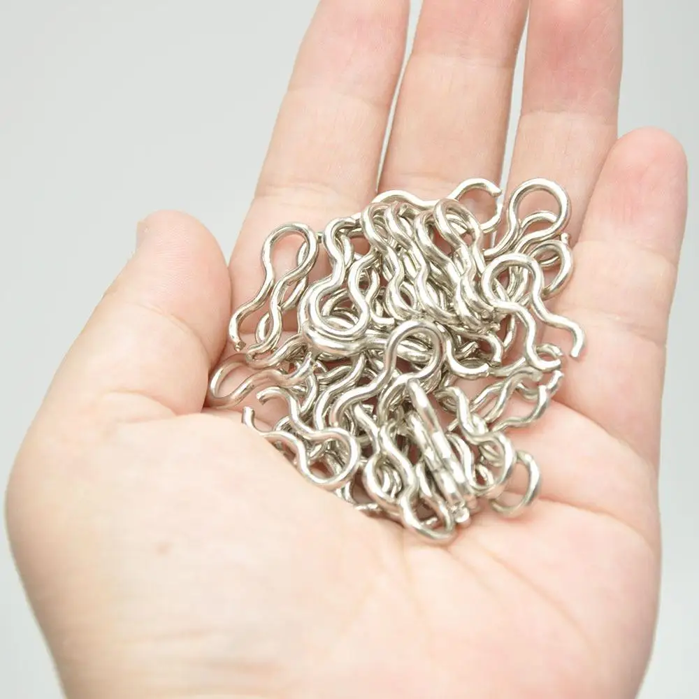 100 قطعة الصيد الطقات موصل الصيد يدور رابط سريع قالب الرصاص حلقة إدراج غرق عيون كليب معالجة الملحقات