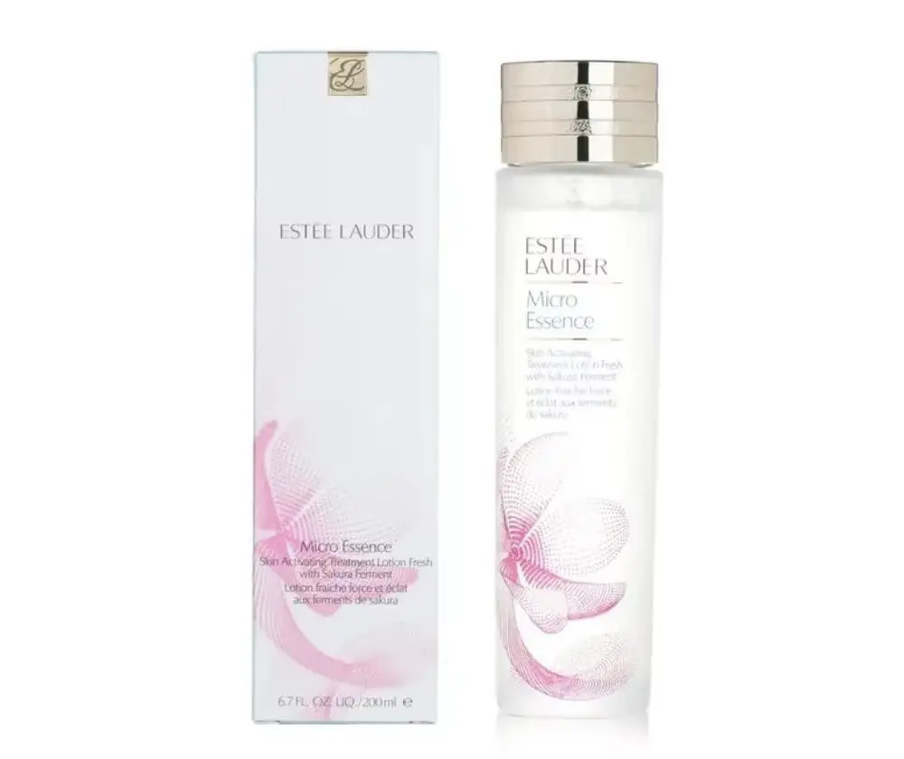Estee Lauder Micro Essence Skin Activating Treatment Lotion Fresh with Sakura Ferment 200ml, Original Skincares for Women/Men