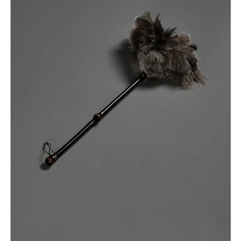 Ostrich hair duster extended furniture dust duster, tea room dust duster, household anti-static light