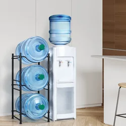 5 Gallon Water Bottle Jug Holder 3 Tier Heavy Duty Water Cooler Jug Storage Rack Detachable Gallon Water Jug Bottle Organizer