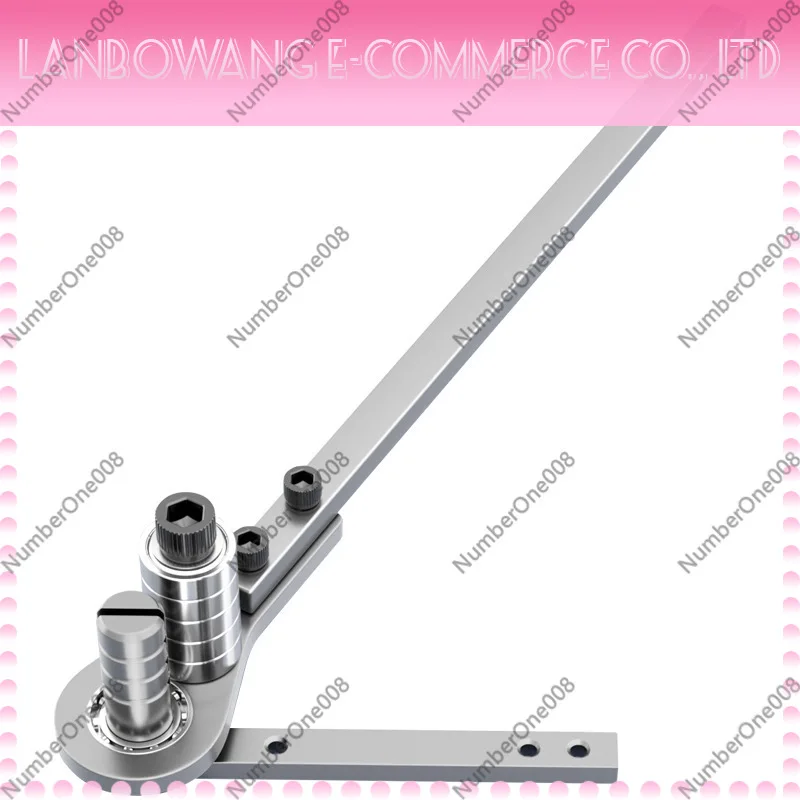 Manual Flat Bar Bender 90 Degree Angle Tool for Steel Plate Copper Brass Aluminum Max Capacity 6mm