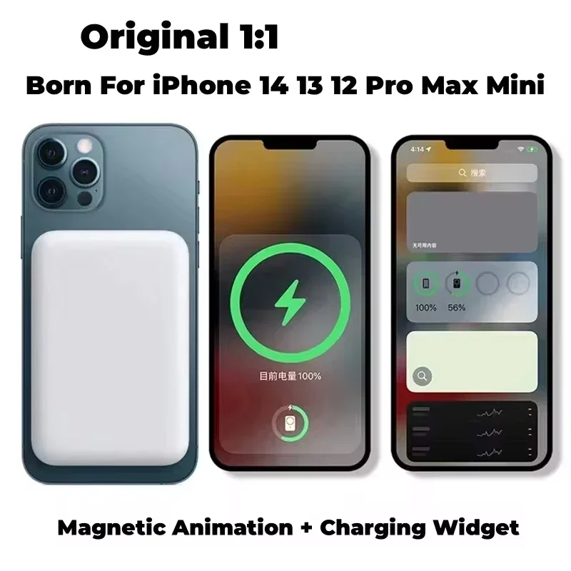 Magnetyczny bezprzewodowy Power Bank Zewnętrzny przenośny akumulator do telefonu komórkowego 11 13 12 14 15 Pro Max Mini Powerbank