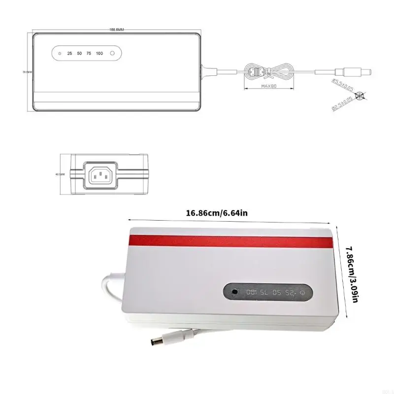 D0UA Power Power Supply Portable Power Power Power Adapters 19v 4.74A แหล่งจ่ายไฟสำรองสำหรับกล้องรักษาความปลอดภัยโมเด็ม