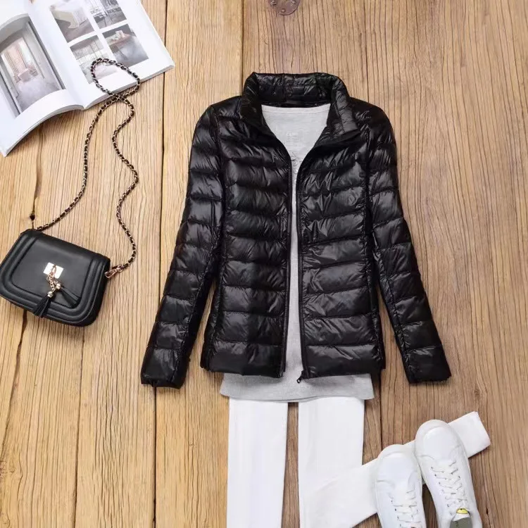 Femmes doudoune 15 couleurs grande taille 5XL 6XL 7XL 2025 nouveau printemps automne femme Ultra léger emballable à capuche vers le bas manteaux