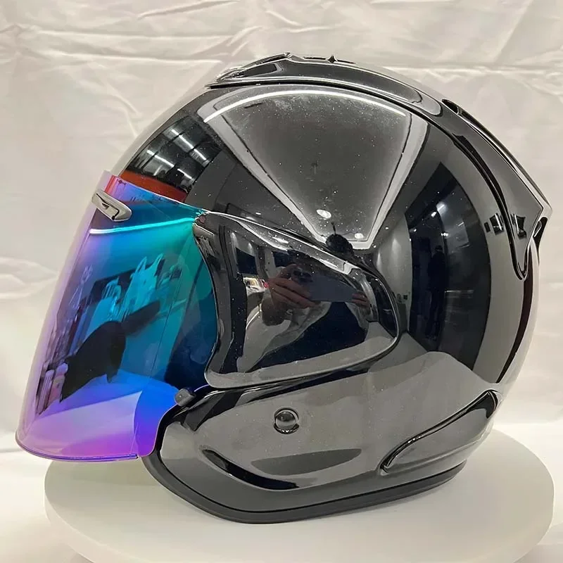 Vz-ram High Quality Open Face 3/4 Helmet Motorcycle Helmet Racing Half Men's and Women's Summer Capacity Cascos