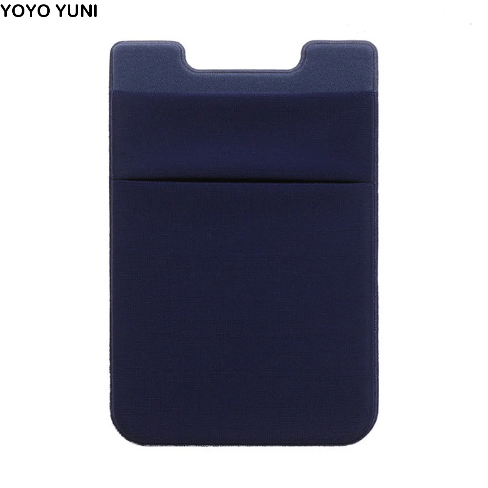 

Accessory Credit Card Holder ID Bus Card Card Sleeve Elastic Storage Wallet Phone Card Holder Phone Back Pocket Mobile Wallet