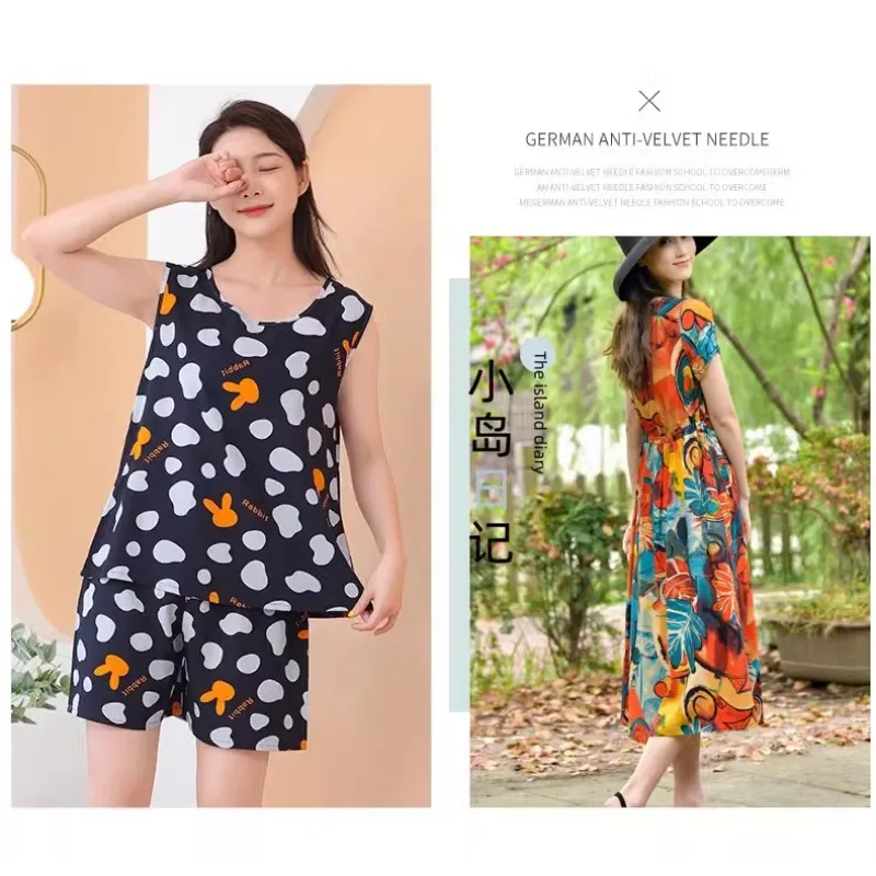Thin Printed Rayon Fabric By Meters for Sewing Pajamas Dress Skirt Diy Summer Needlework Cloth Soft Breathable Butterfly Floral