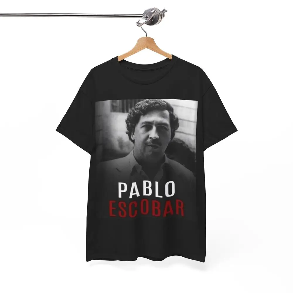 Pablo Escobar Tshirt Vintage Photo Colombia Retro Mexico Unisex Heavy Cotton