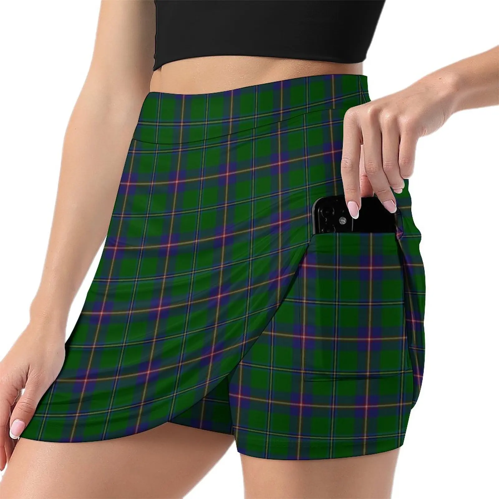 Washington State Tartan Mini Skirt Summer skirt Evening dresses women's skirts trend 2025