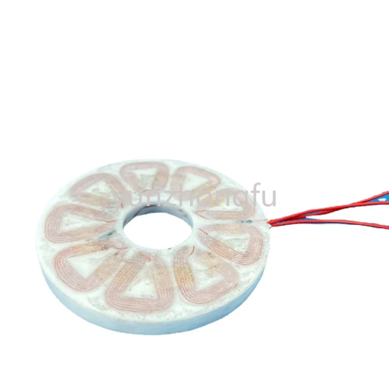 Micro disc generator coil