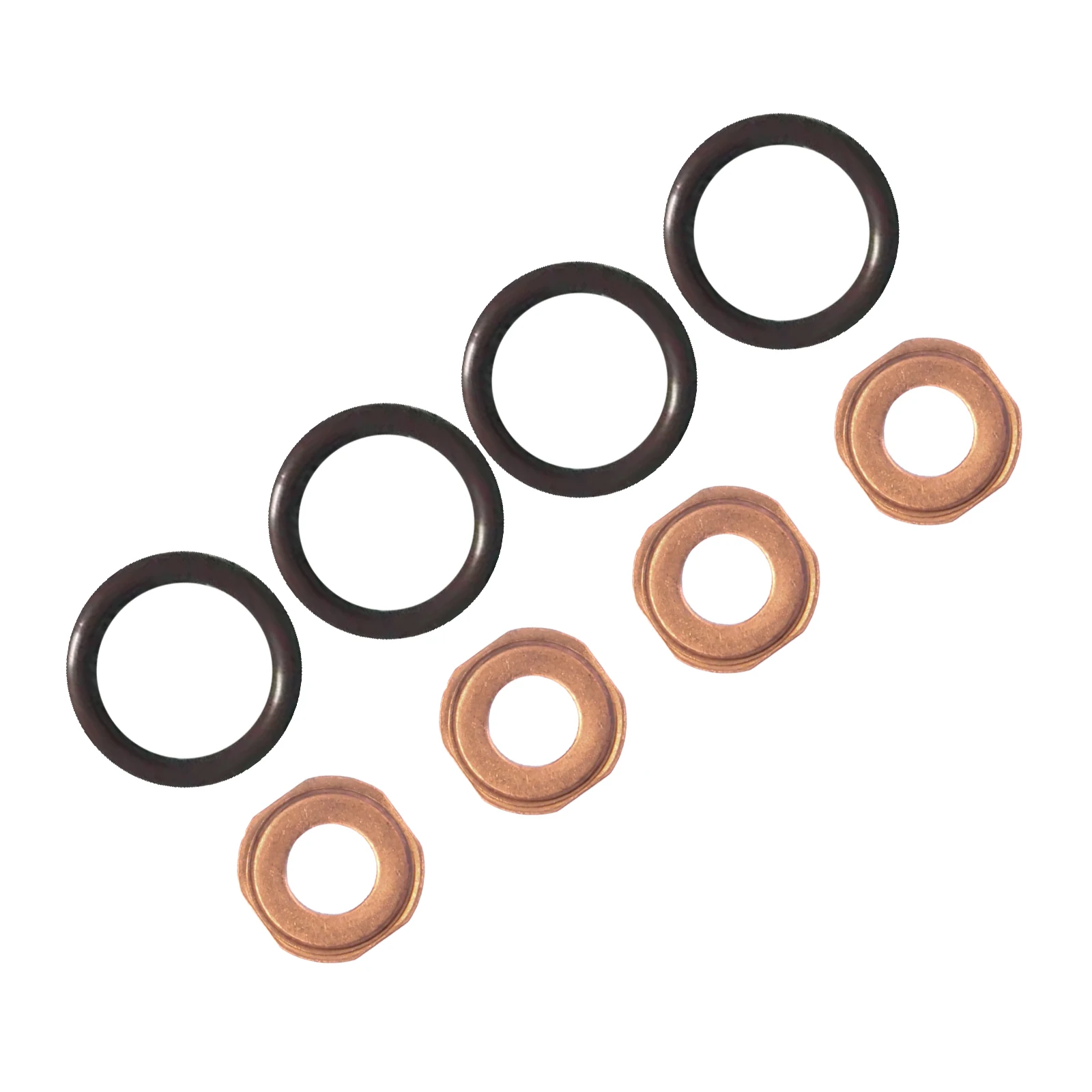 For Meriva Models Gasket Sealing Ring 8 Pieces Included Direct Replacement Parts Engine Fitment Metal Material