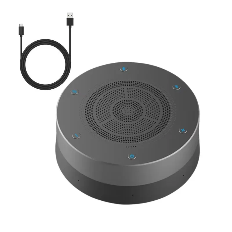 Factory direct sales: 360-degree high-fidelity single-line array microphone, omnidirectional pickup and intelligent noise
