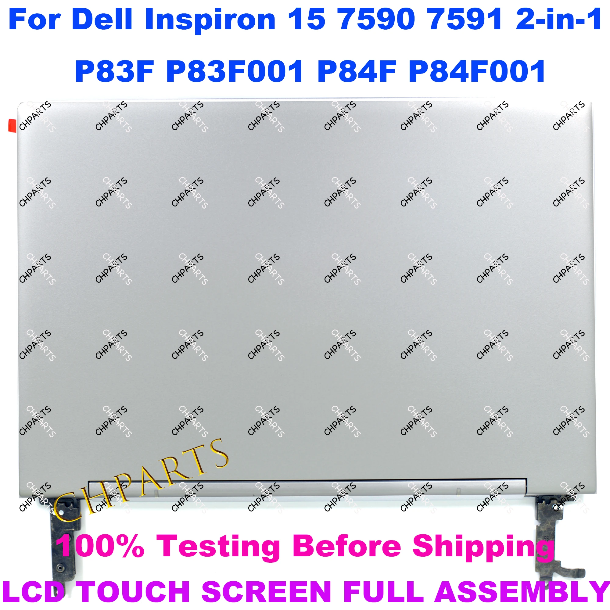 For Dell Inspiron 15 7590 7591 2-in-1 P83F P83F001 p84f p84f001 Laptop Display Panel Touch Digitizer Screen Replacement Assembly