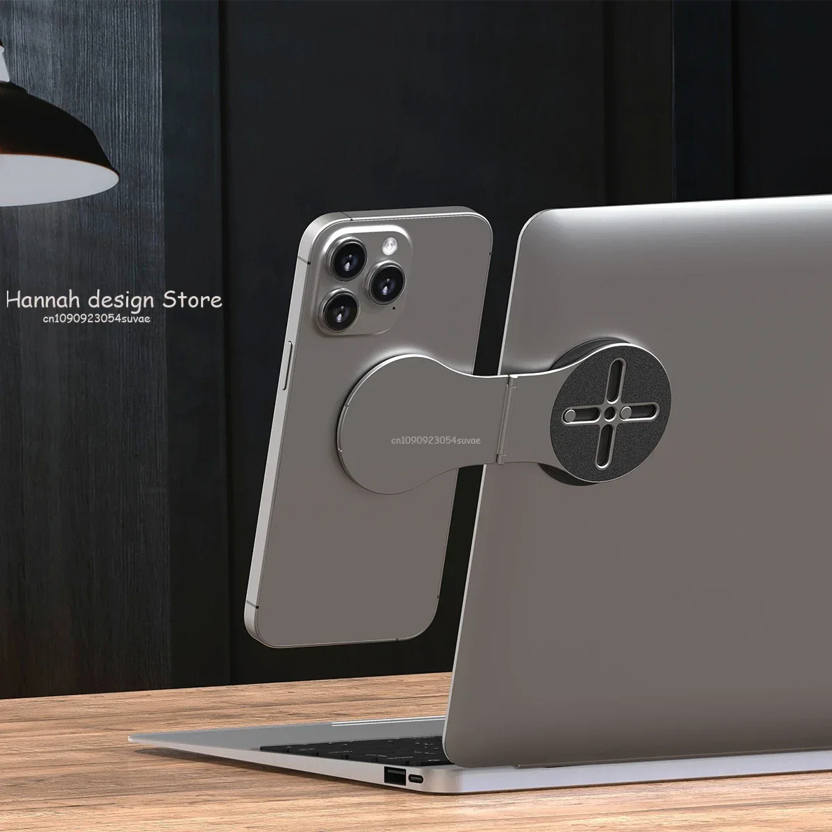 ل MagSafe حامل السيارة حامل الكمبيوتر المحمول الجانب جبل حامل هاتف سطح المكتب المغناطيسي جبل لسيارة محمول ل Magsafe حامل حامل