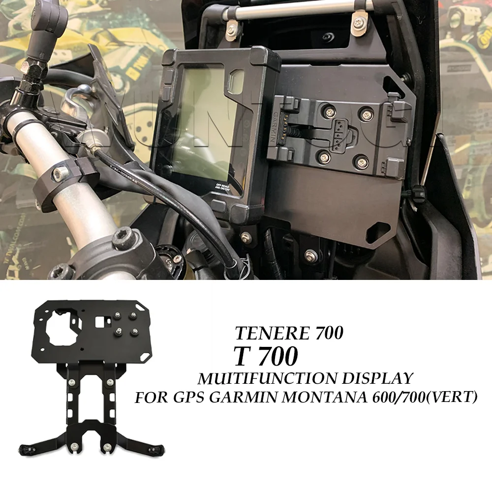 

For Yamaha Tenere 700 Tenere700 T 700 T700 2019-2022 Mobile Phone Navigation Holder Multifunctional Monitor Base GPS Stabiliser