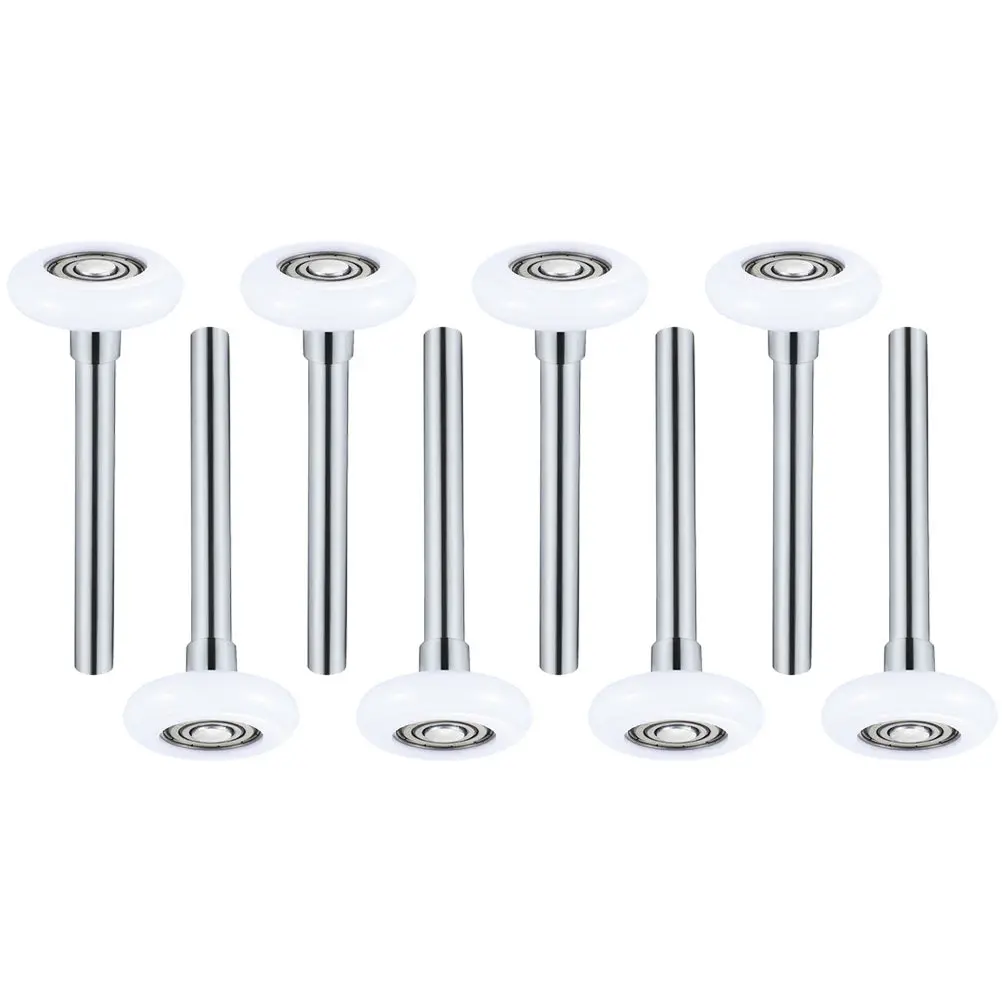 

8Pcs Garage Door Roller Nylon Reinforced 45mm Quiet Replacement Stem for Smooth Quiet Operation Garage Door Rollers