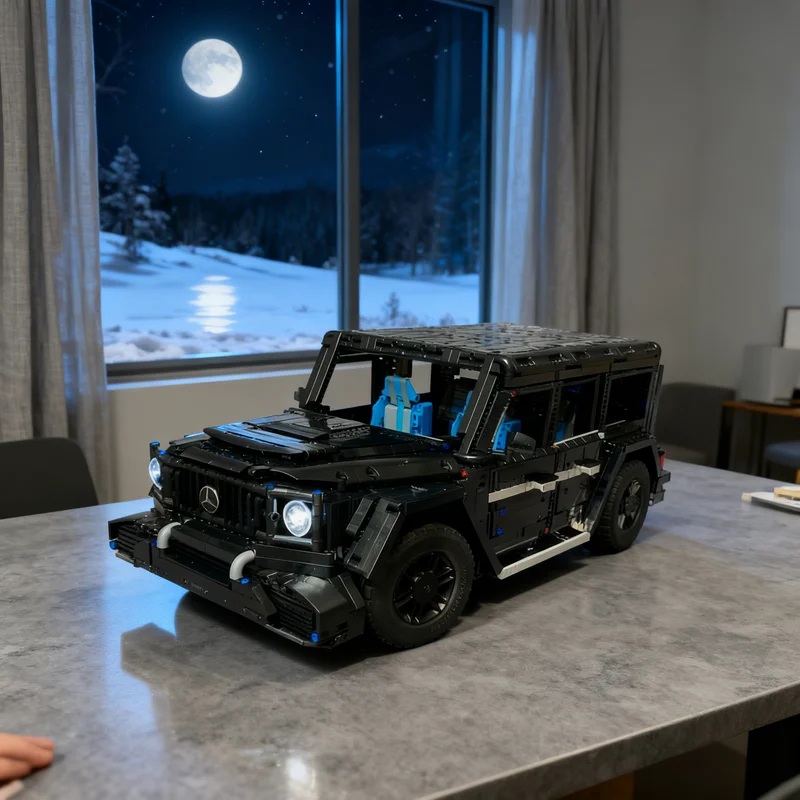

4916pcs MOC Mercedesesed AMG G63 4x4 Technical Model Building Blocks DIY Gift Creative Collectible Display Decor Premium Adult