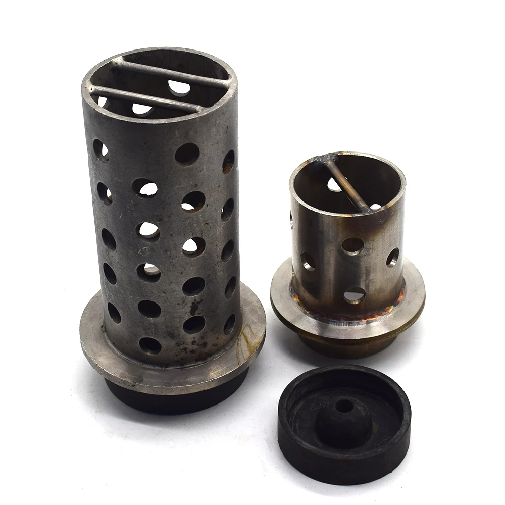 304 Stainless Steel Jewelry Casting Flask with Rubber Base for Vacuum Jewelry Wax Lost Casting