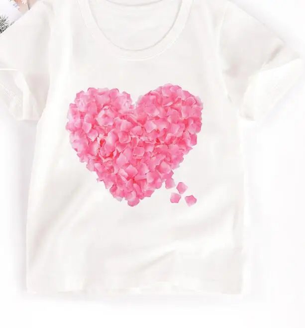 

Best Summer Cute Print Baby Boys Girls T-Shirts Clothes Funny Heart Toddler Top Toddler Girl Shirts Girls Shirt