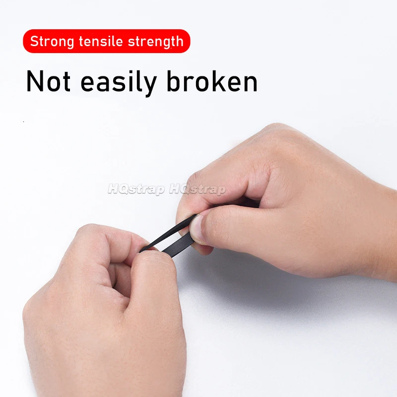 4Pcs 블랙 시계 밴드 10 12 14 16 18 19 20 21 22 24 26 28mm 스트랩 실리콘 루프 링 고무 홀더 로커 시계 액세서리