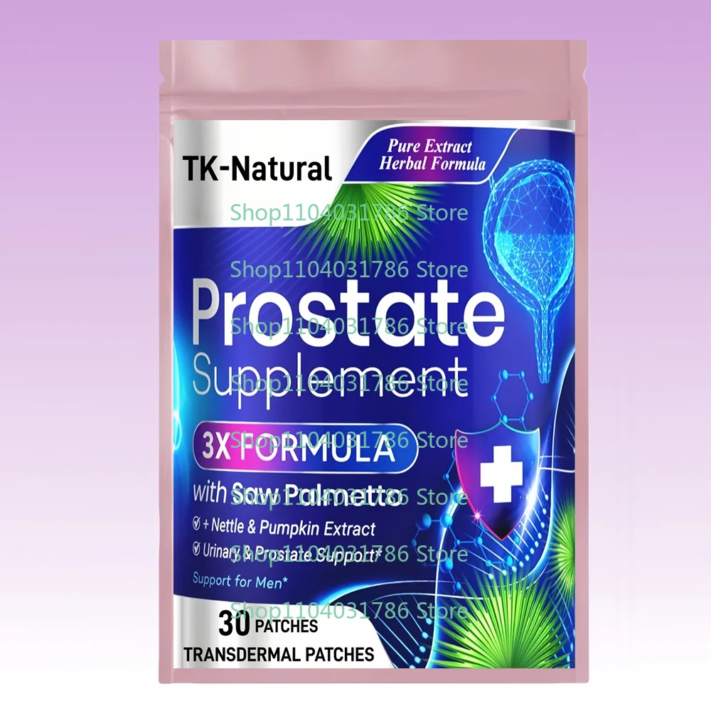 

30 Patches Prostate Health Transdermal Patches for Men with Saw Palmetto - Supports Bathroom Trips Prostate & Urinary Health