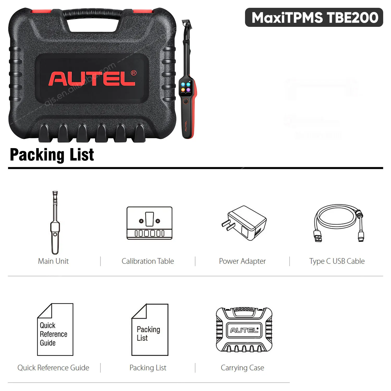 Рисунок 6 - Autel MaxiTPMS TBE200 E Универсальный