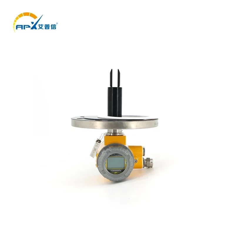 AIPUXIN Real-Time 4-20mA Industrial Densitometer Ammonia Density Sensor Stainless Steel 0.001g/cm Accuracy Auto Correction