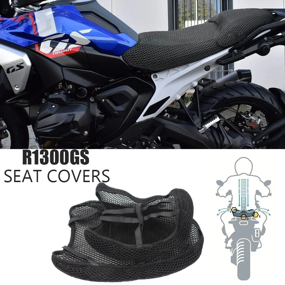 

R1300GS accessories Seat Cover For BMW R1300GS R 1300GS R1300 GS Cover Air Flow Seat Cover Seat Protect Cushion Motorcycle Seat