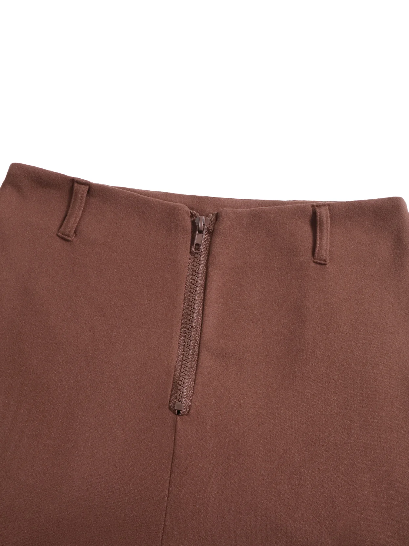 سراويل نسائية عالية الخصر مبطنة بالصوف، تصميم كاجوال للخريف والشتاء بجيب جانبي وسحاب، سراويل طويلة ضيقة للسيدات