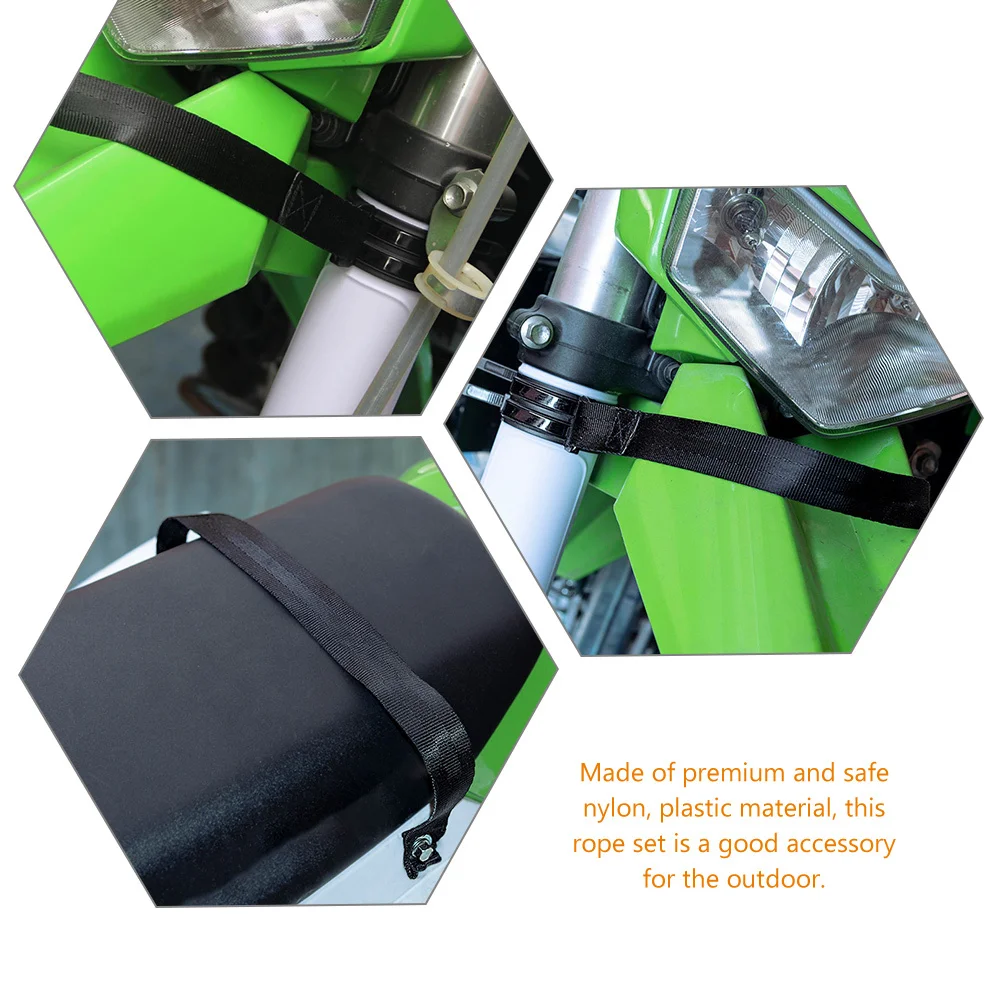 

1Set Motorbike Rescue Band Heavy Duty Motorcycle Traction Strap for Outdoor Use Motorbike Trailer Rope Zip Ties