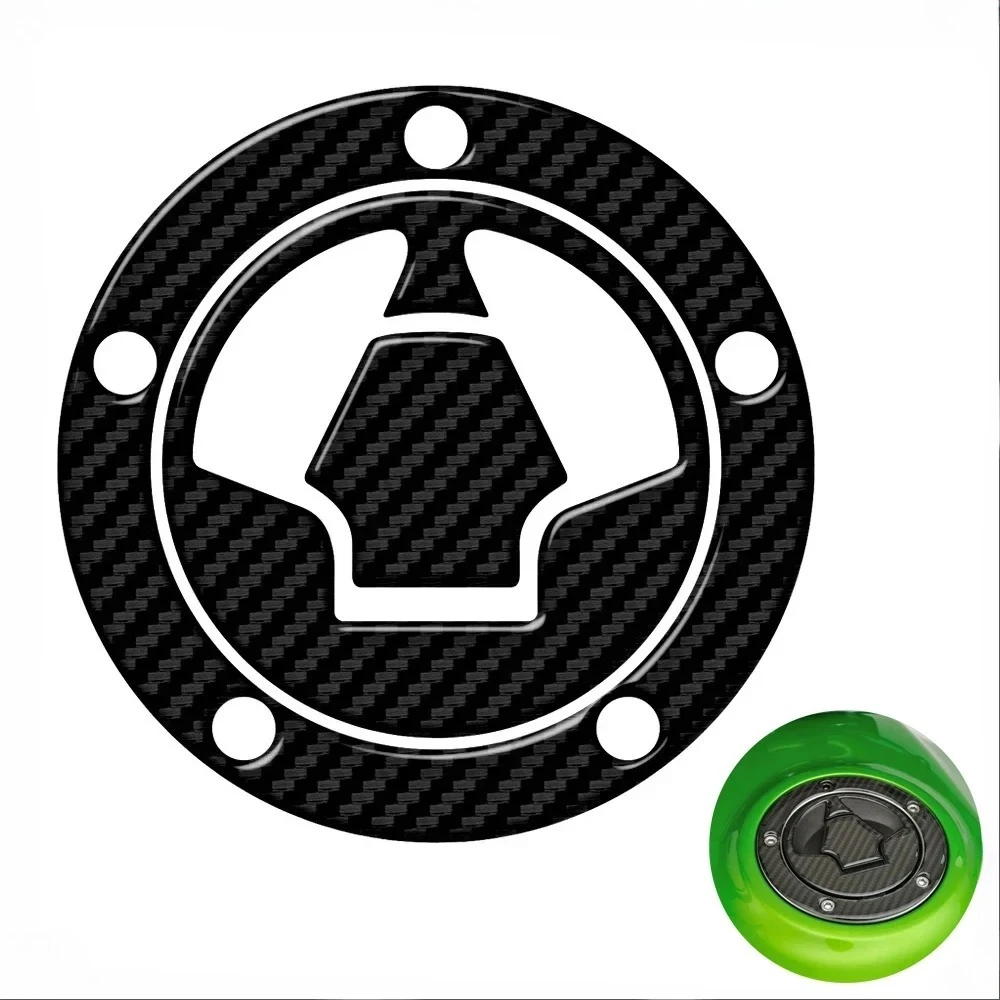 

For Kawasaki models after 2006 (5-hole) motorcycle modification fuel tank cap transparent carbon fiber appearance sticker kit