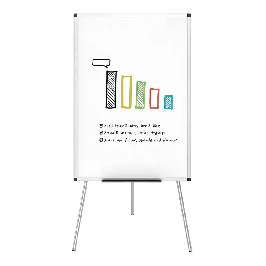 

Whiteboard Easel, 36 x 24 Inches, Portable Dry Erase Board Height Adjustable for School Office and Home